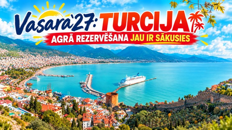 Ceļojumi uz Turciju 2027